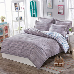 Bedding sets printed polyester and cotton home textile duvet cover simple geometric design bed cover bed sheet twin full king