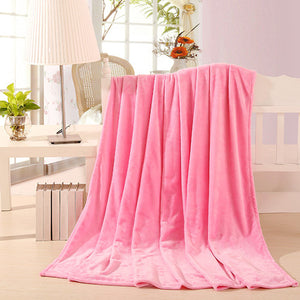 UNIHOME Free shipping king/queen/full size Home Textile Fashion plaid The warm coral fleece blankets on the bed throw bedclothes