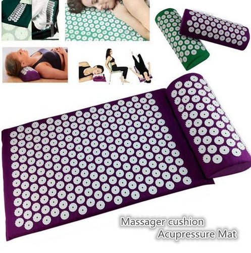 Yoga Acupressure Massage Cushion And Head Mat For Body Pain And Stress Relief