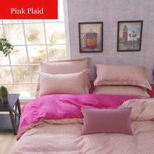 Colorful Print Bedding, Set 4Pcs, Full/Queen/Twin Size Bed, Linen includes Duvet Cover+Bed Sheet+Pillowcase BS13