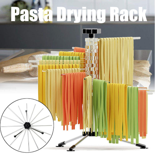 Collapsible Pasta Drying Rack Tools Spaghetti Noodle Stand Holder Kitchen Accessories Pasta Supplies ABS Stainless Steel