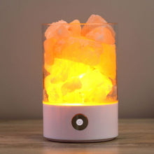Himalayas Salt Crystal Rock Lamp Cube NATURAL Multi-color Ionizing Lamps Creative Negative Ions Nightlight